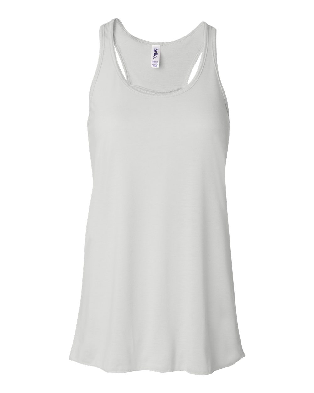 BELLA + CANVAS 8800 Women's Flowy Racerback Tank in White