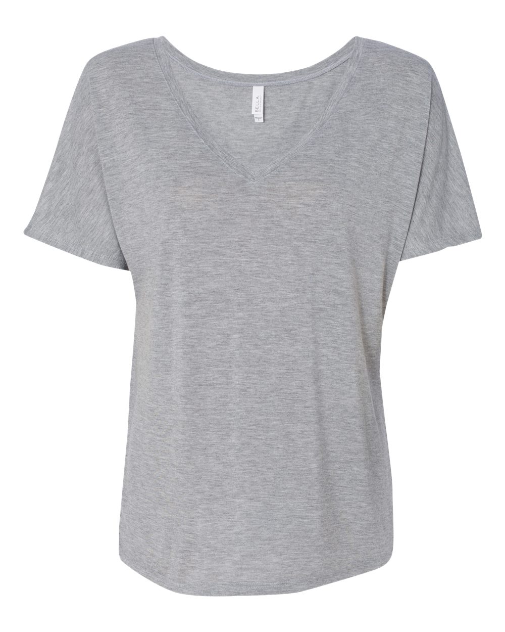 BELLA + CANVAS 8815 Women’s Slouchy V-Neck Tee in Athletic Heather