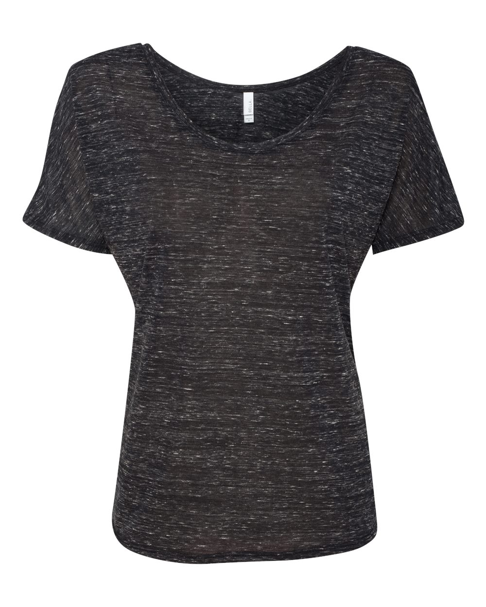 BELLA + CANVAS 8816 Women’s Slouchy Tee in Black Marble