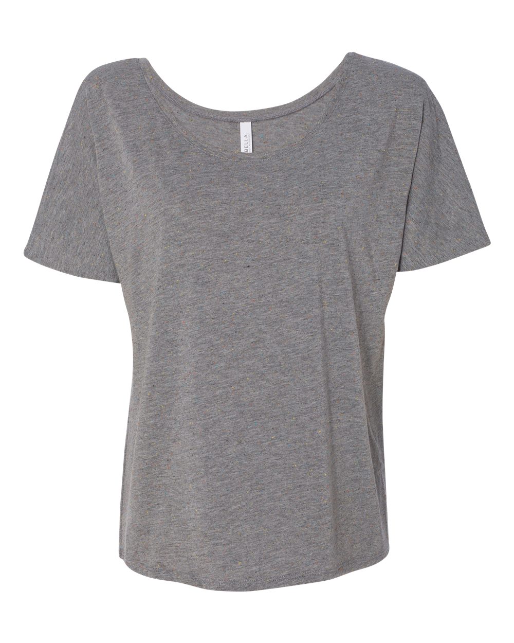 BELLA + CANVAS 8816 Women’s Slouchy Tee in Deep Heather Speckled
