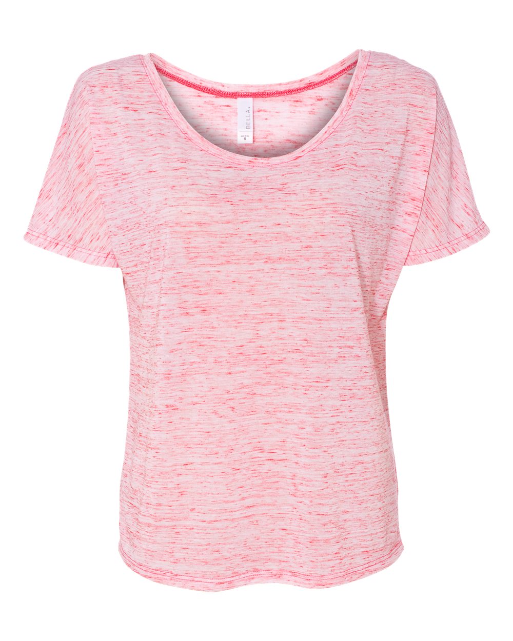 BELLA + CANVAS 8816 Women’s Slouchy Tee in Red Marble