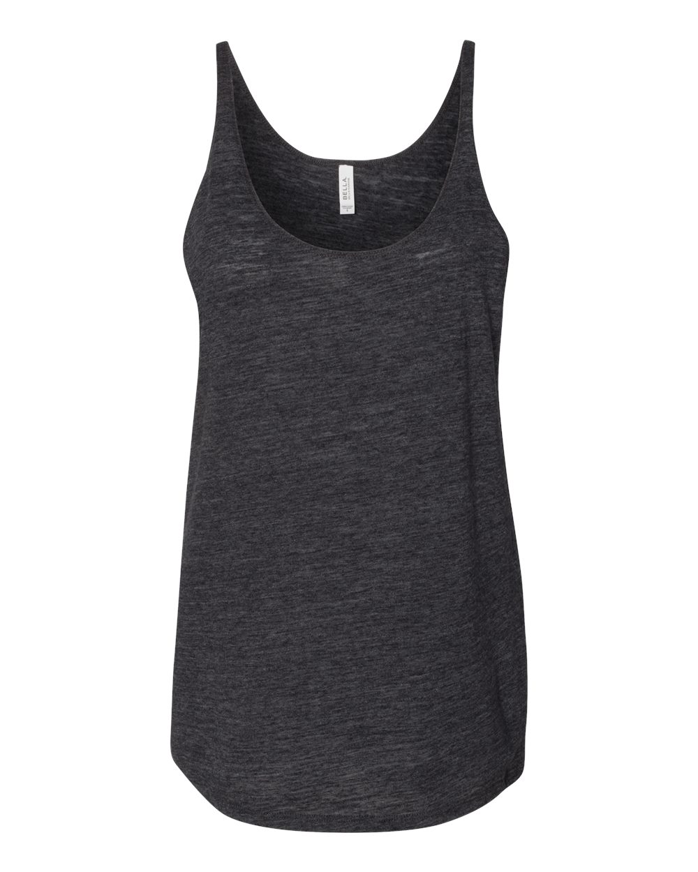 BELLA + CANVAS 8838 Women's Slouchy Tank in Charcoal Black Slub