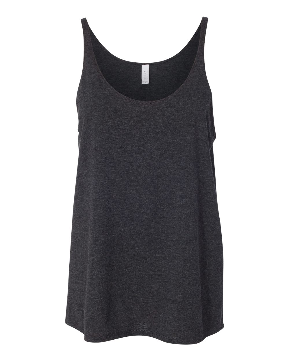 BELLA + CANVAS 8838 Women's Slouchy Tank in Charcoal Black Triblend