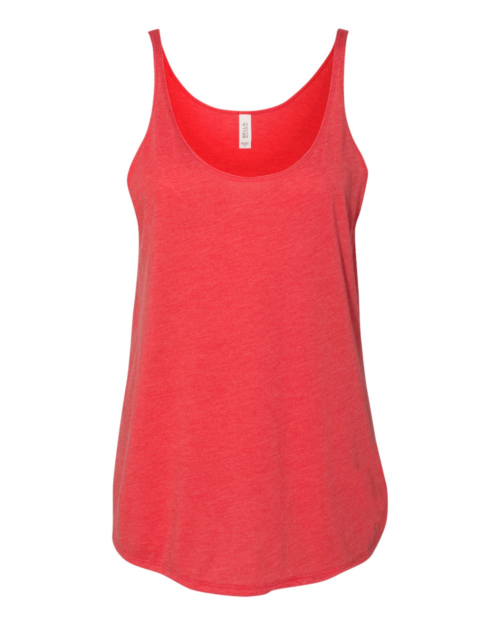 BELLA + CANVAS 8838 Women's Slouchy Tank in Red Triblend