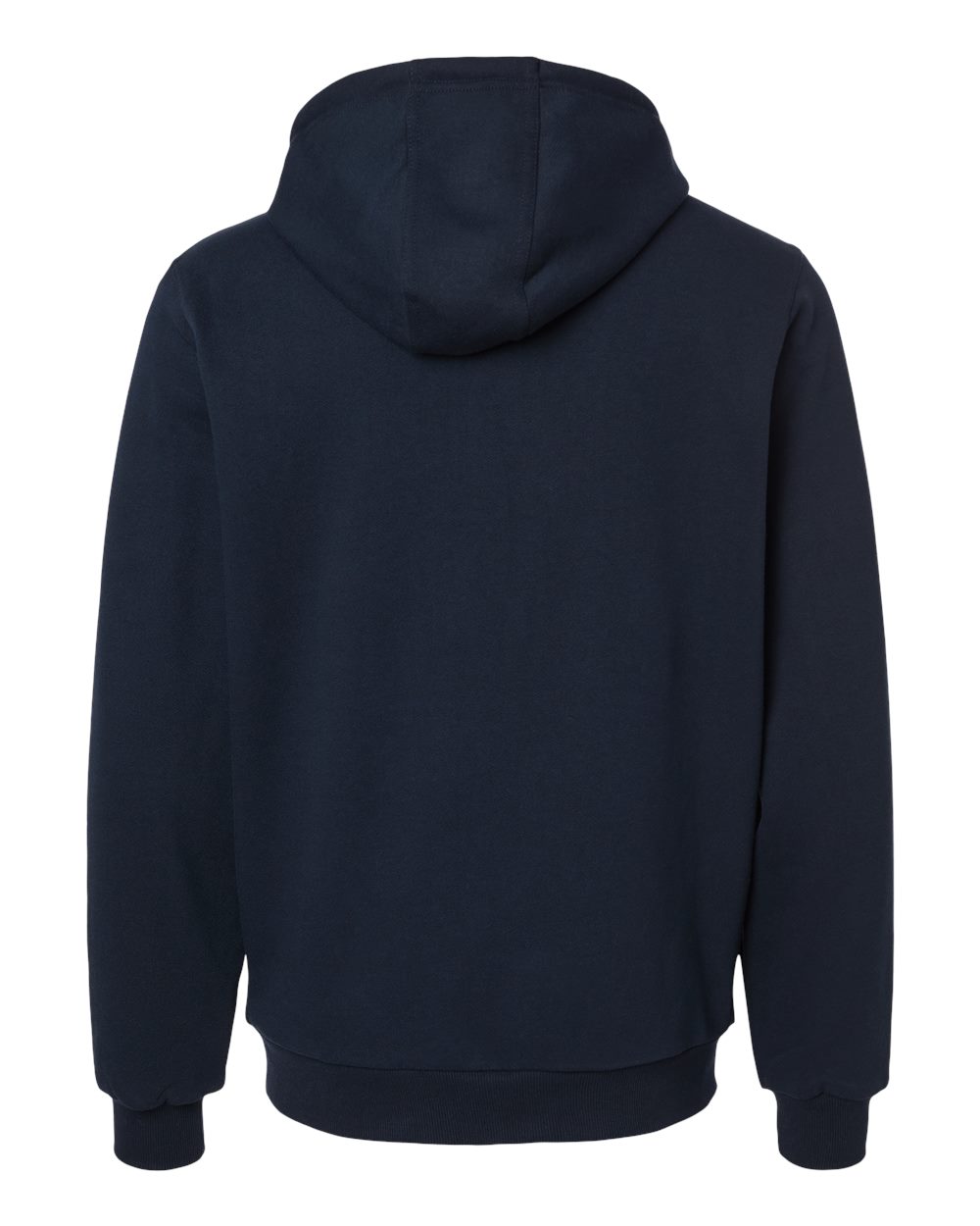 Berne Apparel SZ107 Men's Heritage Grid Fleece-Lined Full-Zip Hooded Sweatshirt in Navy, back
