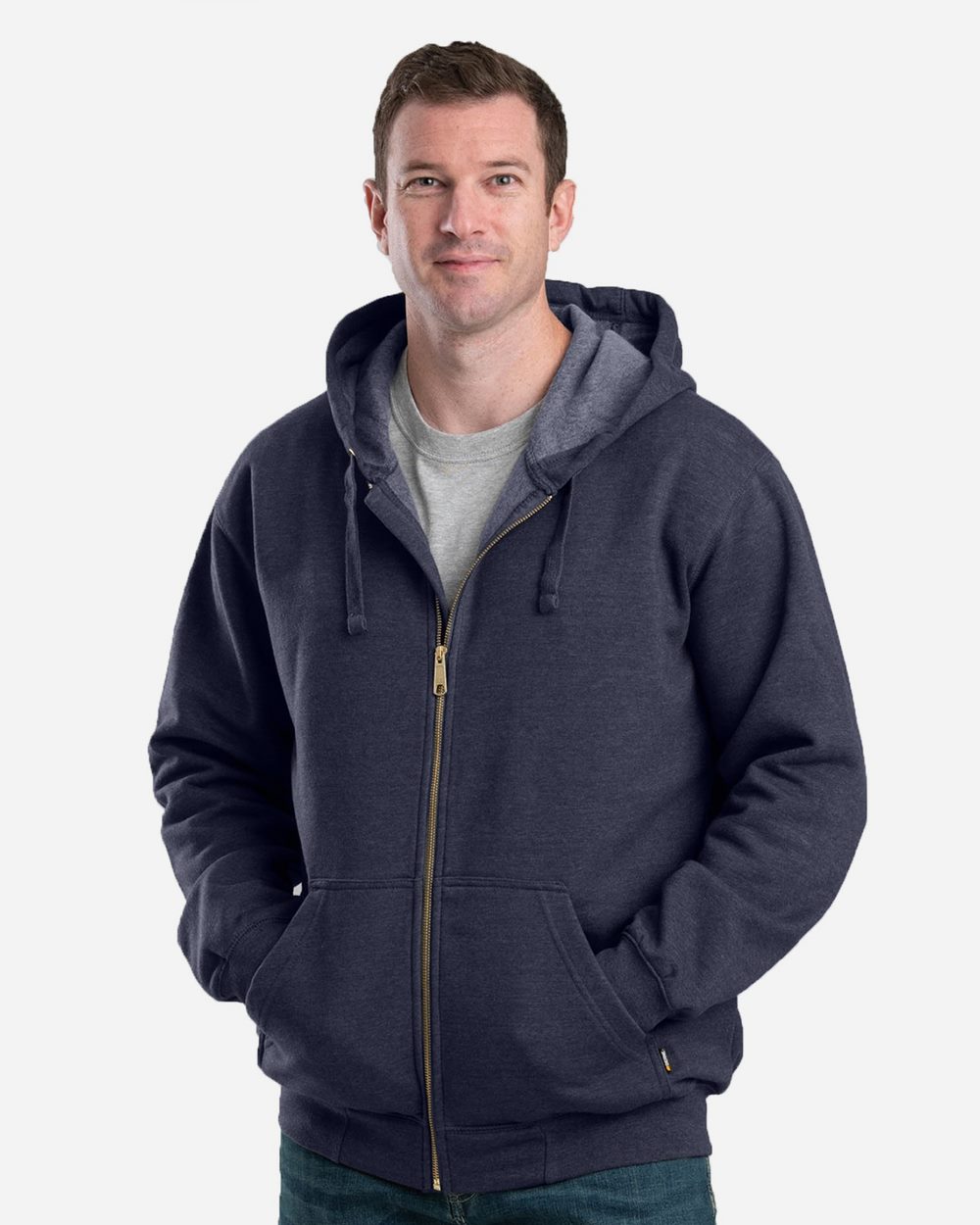 Berne Apparel SZ413 Men's Heritage Full-Zip Hooded Sweatshirt