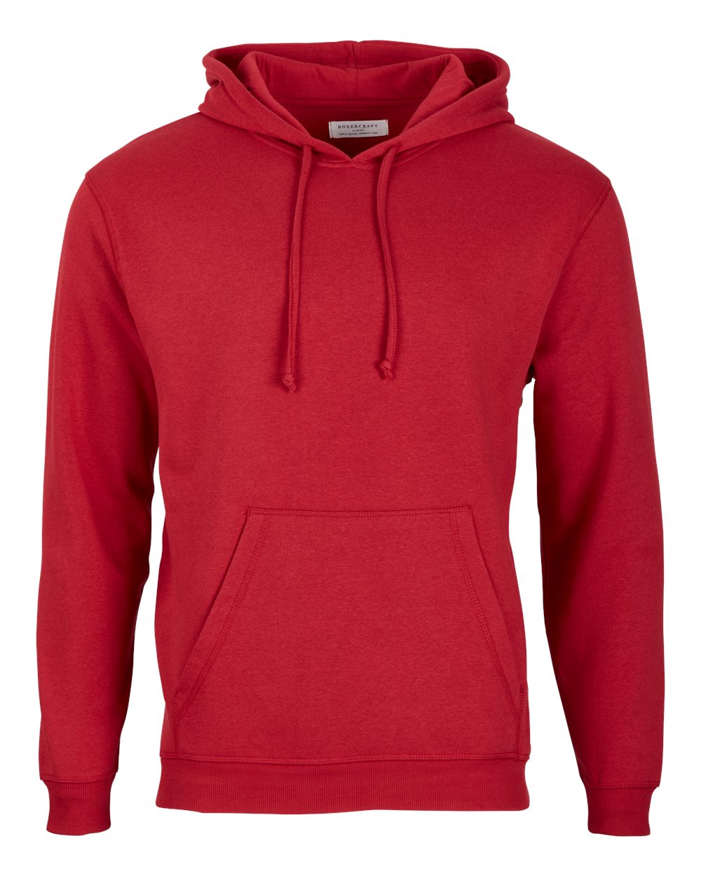Boxercraft BM5302 Unisex Fleece Hooded Sweatshirt in Brick Red