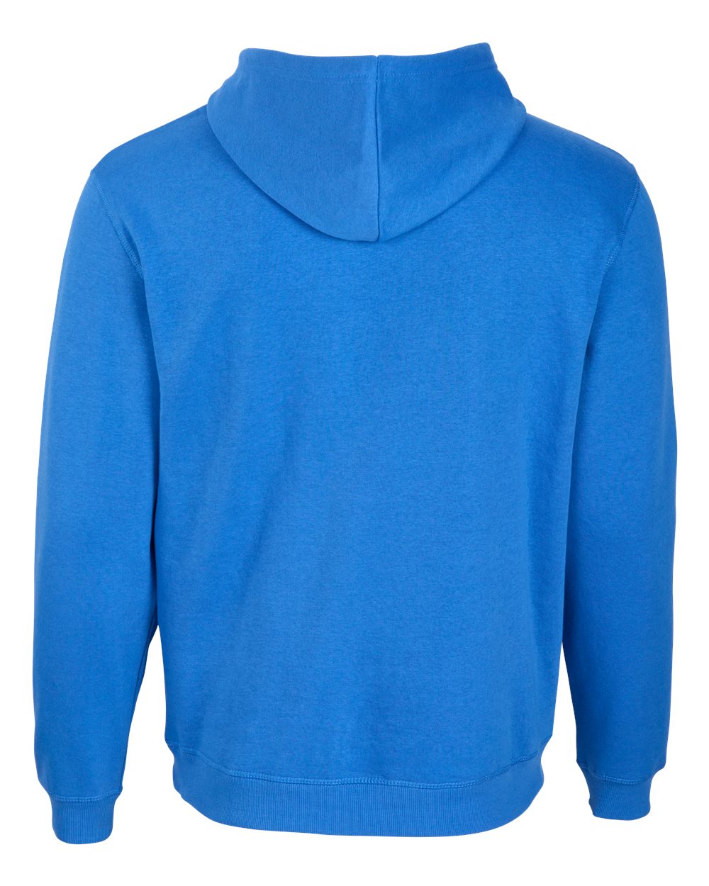 Boxercraft BM5302 Unisex Fleece Hooded Sweatshirt in Collegiate Blue, back