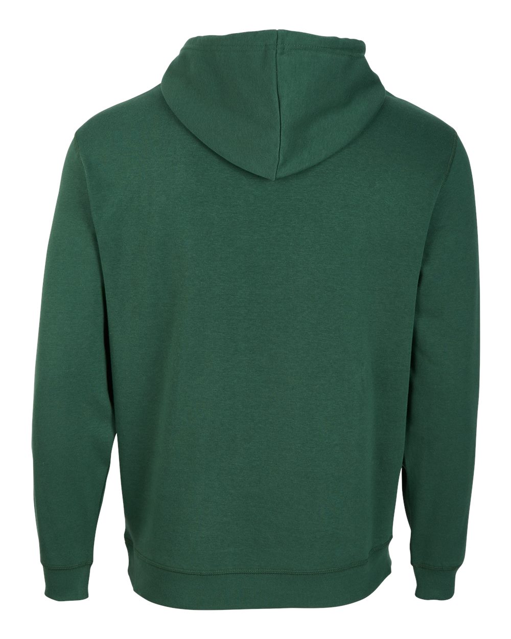Boxercraft BM5302 Unisex Fleece Hooded Sweatshirt in Dark Green, back