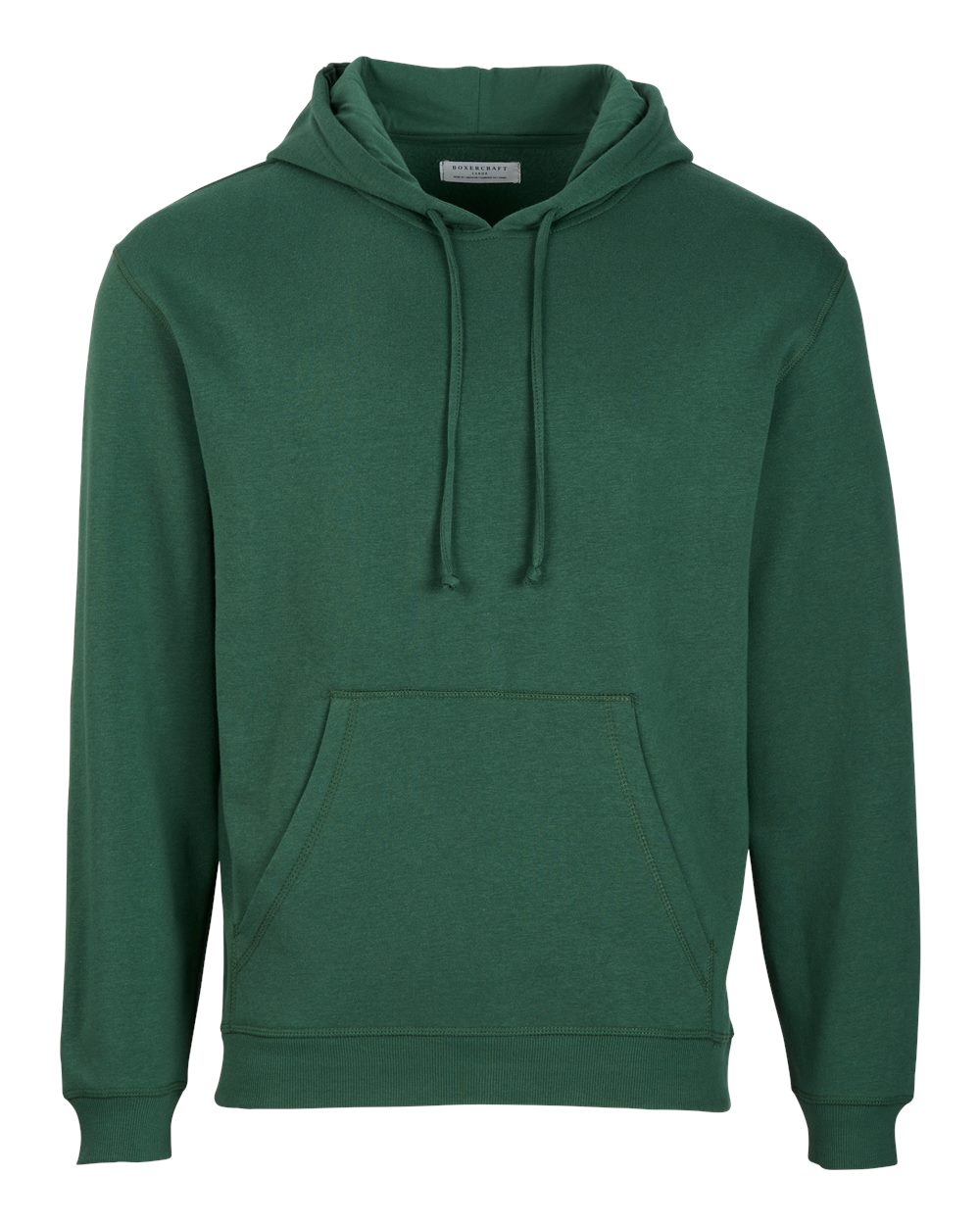 Boxercraft BM5302 Unisex Fleece Hooded Sweatshirt in Dark Green
