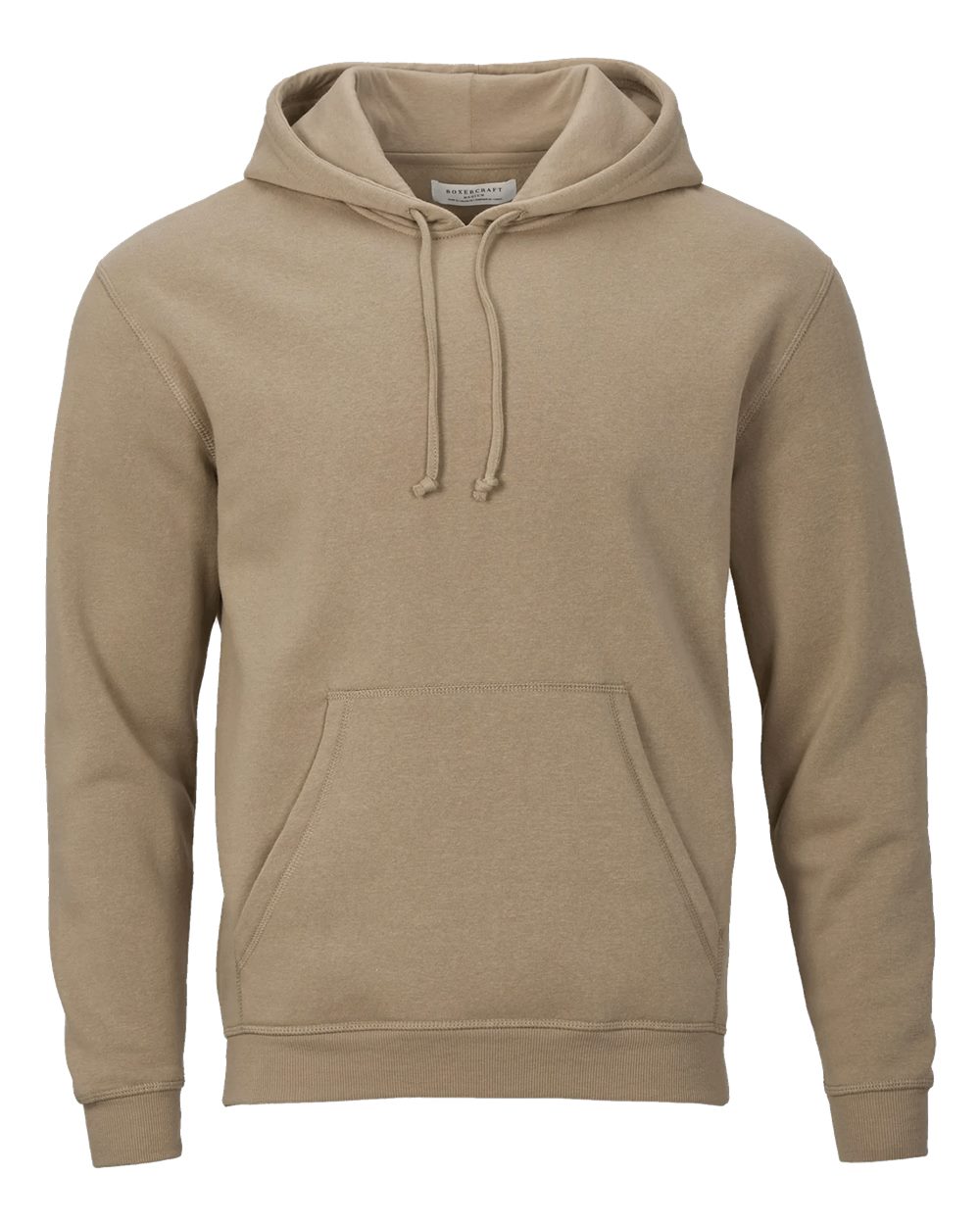 Boxercraft BM5302 Unisex Fleece Hooded Sweatshirt in Latte