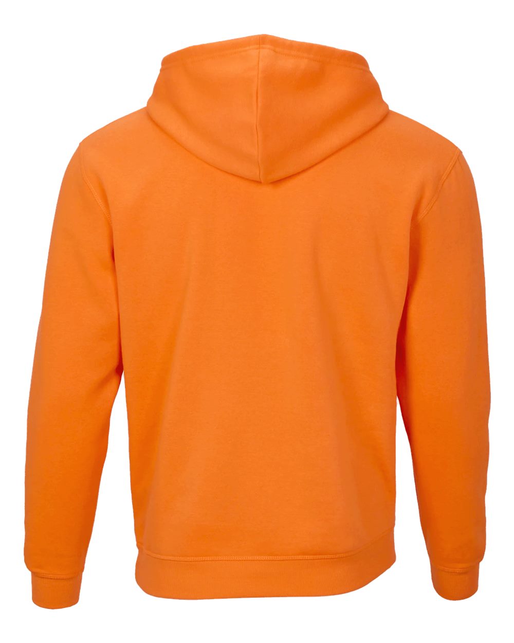 Boxercraft BM5302 Unisex Fleece Hooded Sweatshirt in Mandarin, back