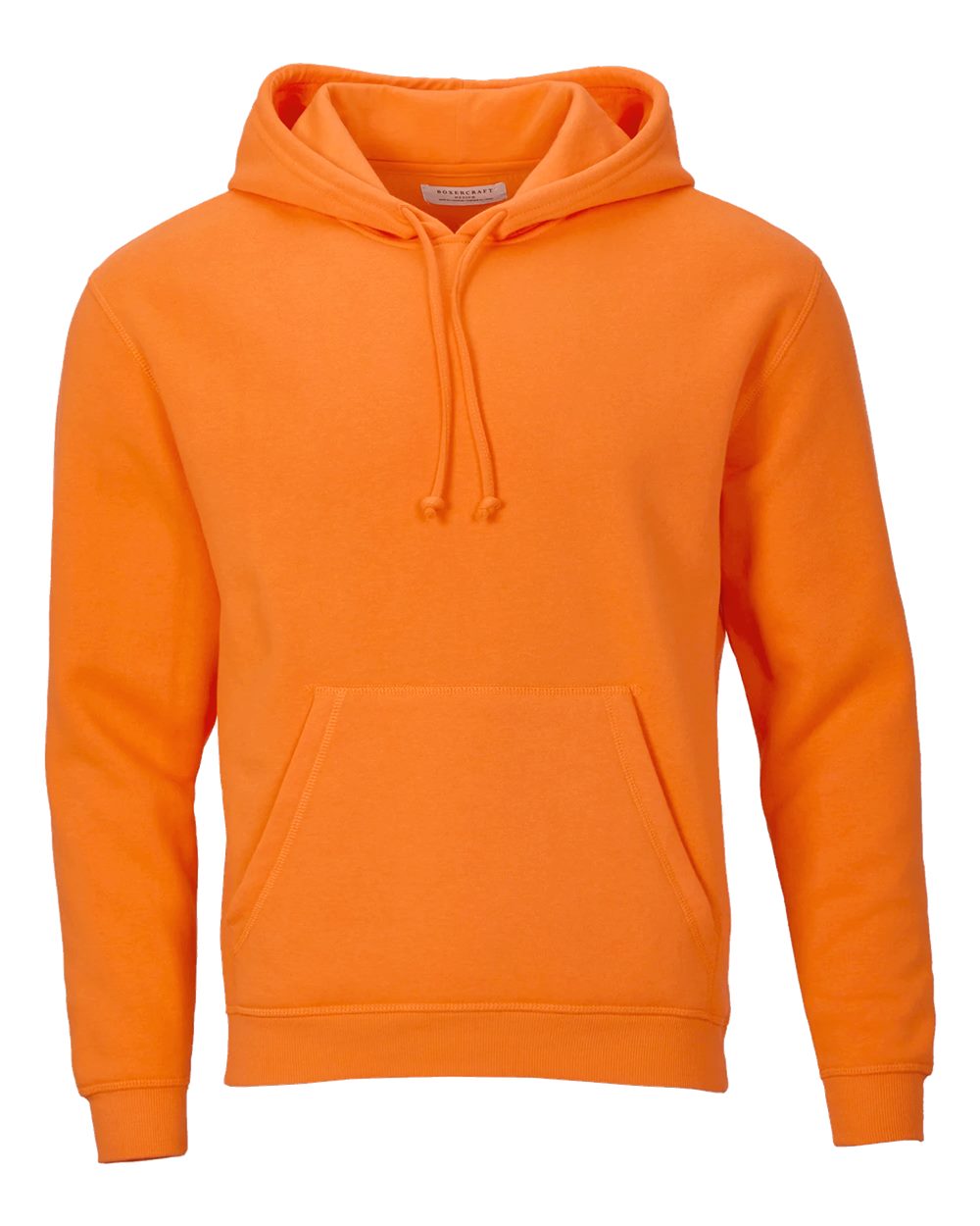 Boxercraft BM5302 Unisex Fleece Hooded Sweatshirt in Mandarin
