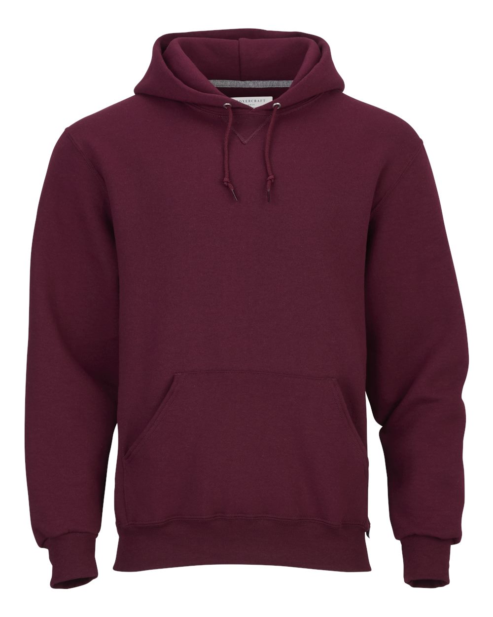 Boxercraft BM5302 Unisex Fleece Hooded Sweatshirt in Maroon