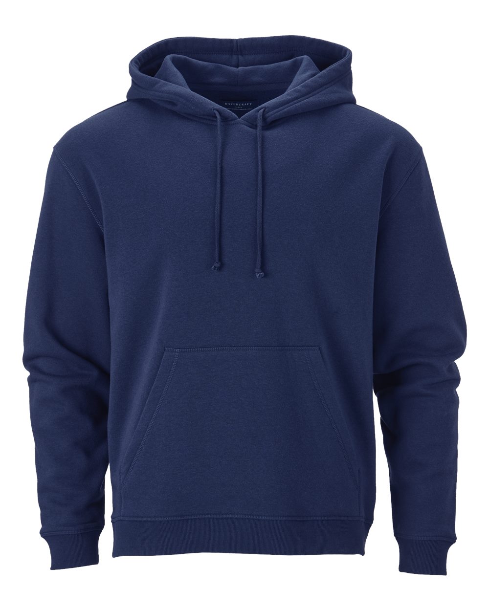 Boxercraft BM5302 Unisex Fleece Hooded Sweatshirt in Navy