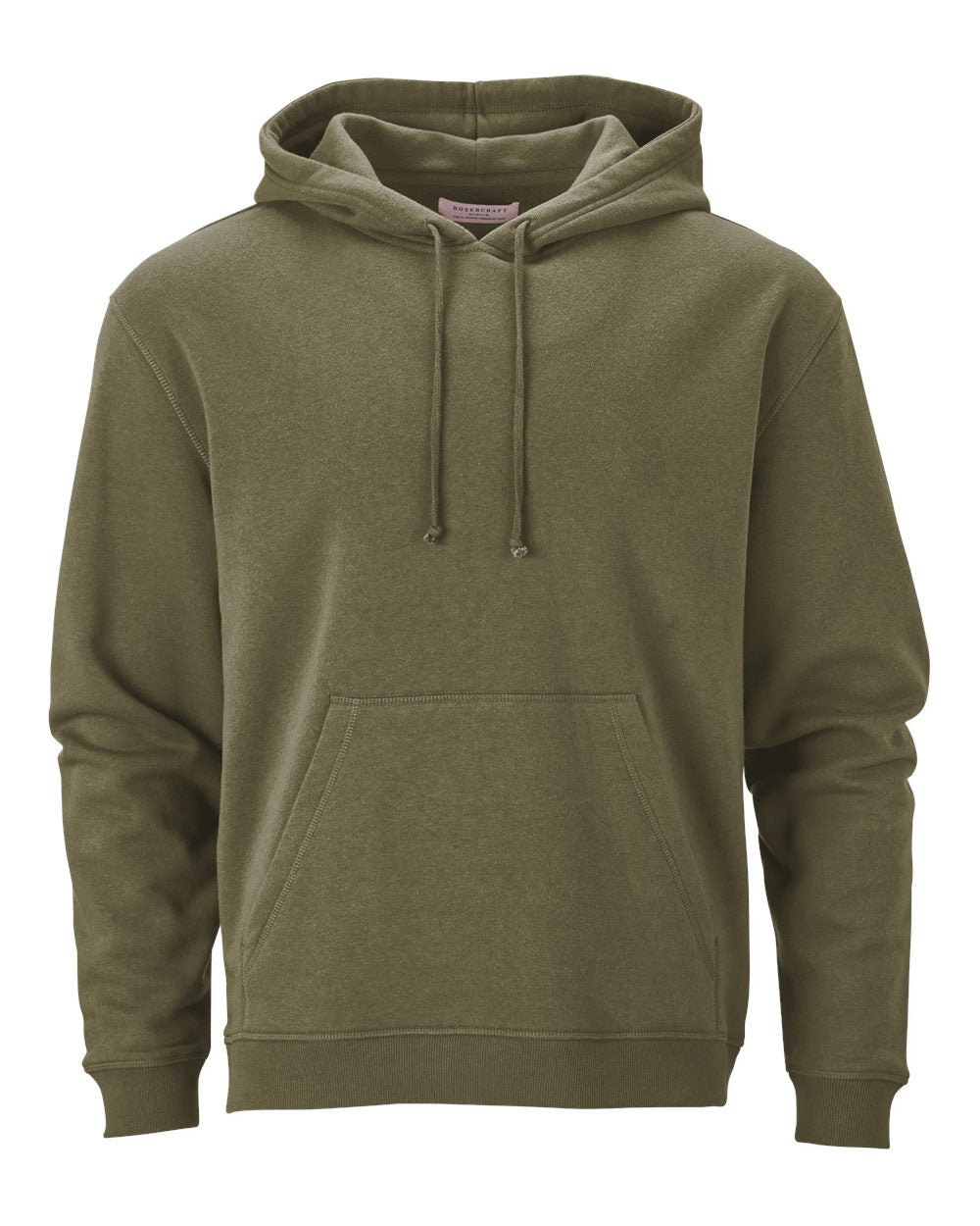 Boxercraft BM5302 Unisex Fleece Hooded Sweatshirt in Olive