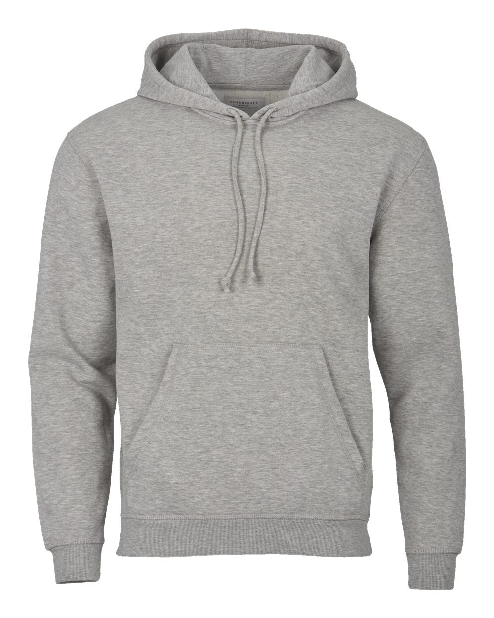 Boxercraft BM5302 Unisex Fleece Hooded Sweatshirt in Oxford Heather