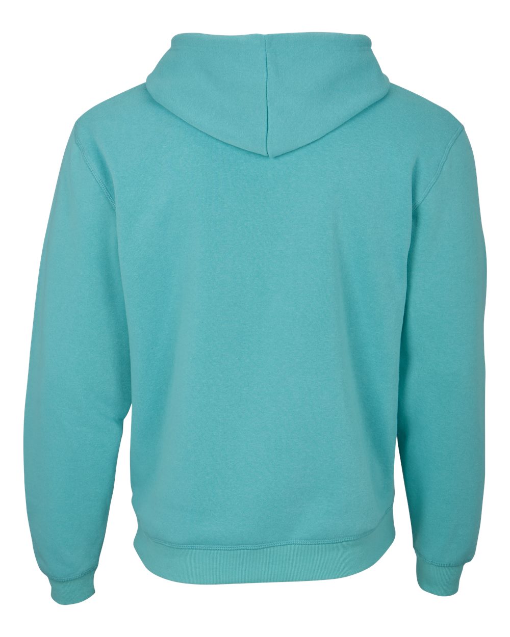 Boxercraft BM5302 Unisex Fleece Hooded Sweatshirt in Saltwater, back
