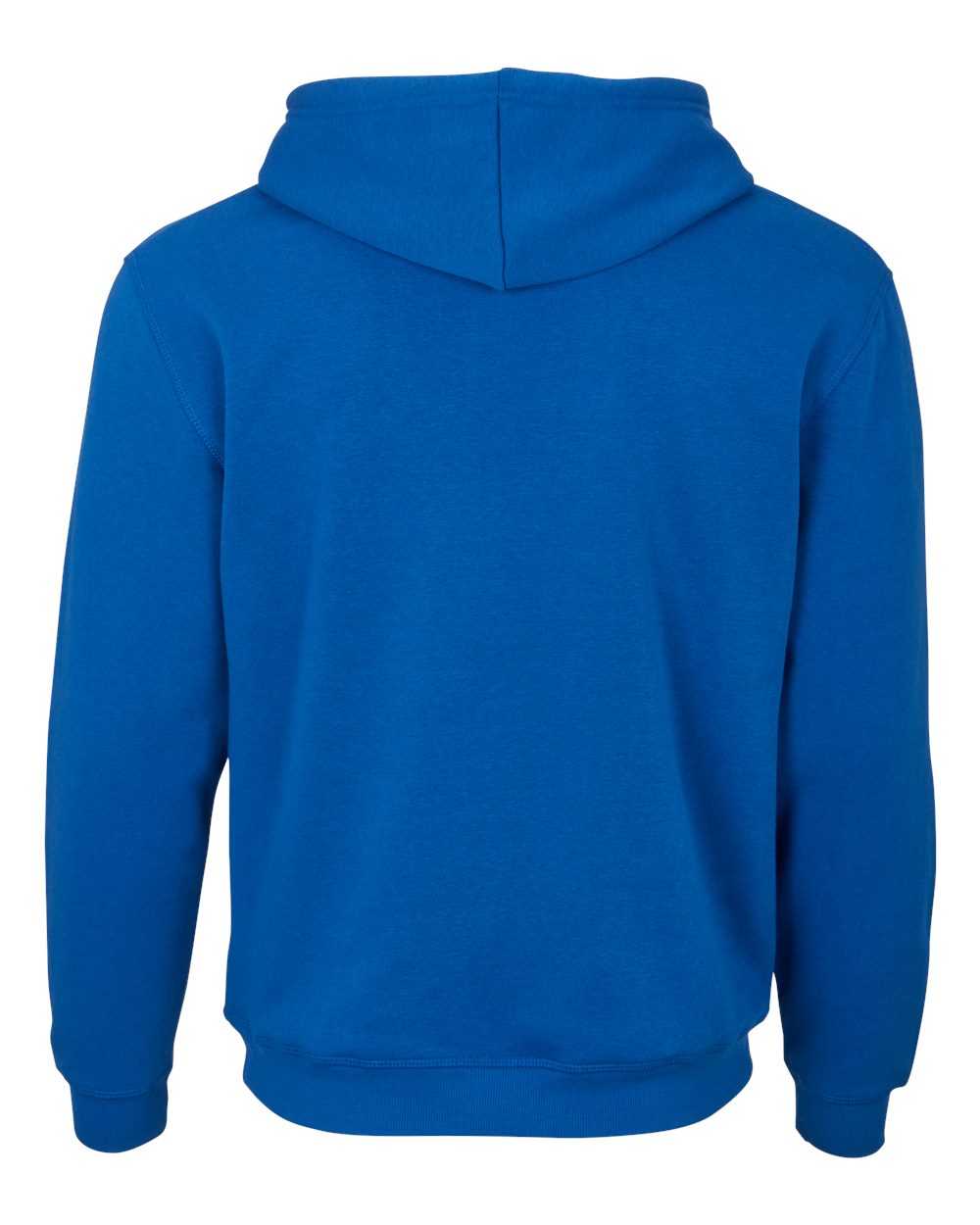 Boxercraft BM5302 Unisex Fleece Hooded Sweatshirt in True Royal, back