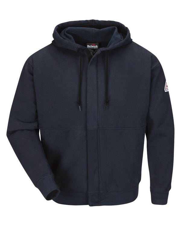 Bulwark SEH4 Men's Zip-Front Hooded Sweatshirt