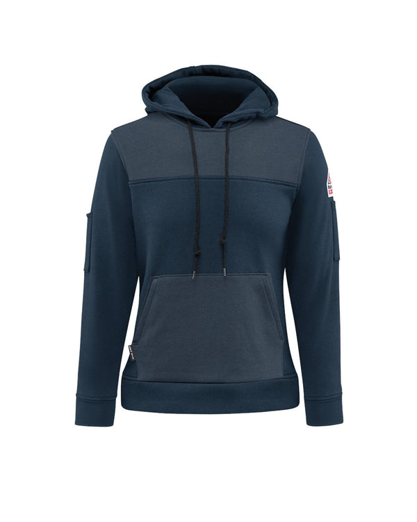 Bulwark SMM5 Women's Flame-Resistant Fleece Hooded Sweatshirt