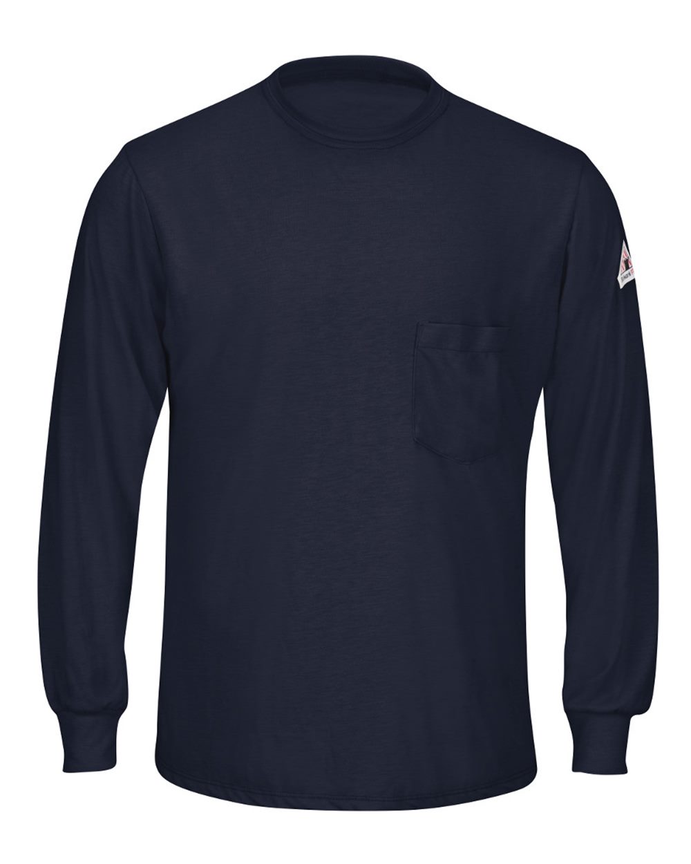 Bulwark SMT8 Men's Long Sleeve Lightweight T-Shirt in Navy