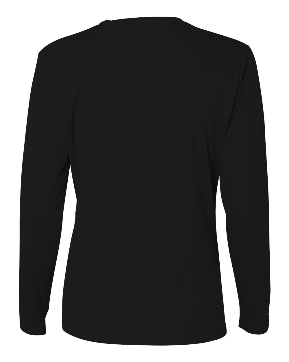C2 Sport 5604 Women's Performance Long Sleeve T-Shirt in Black, back