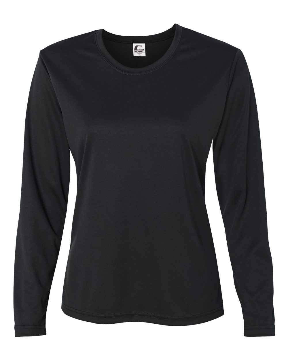 C2 Sport 5604 Women's Performance Long Sleeve T-Shirt in Black