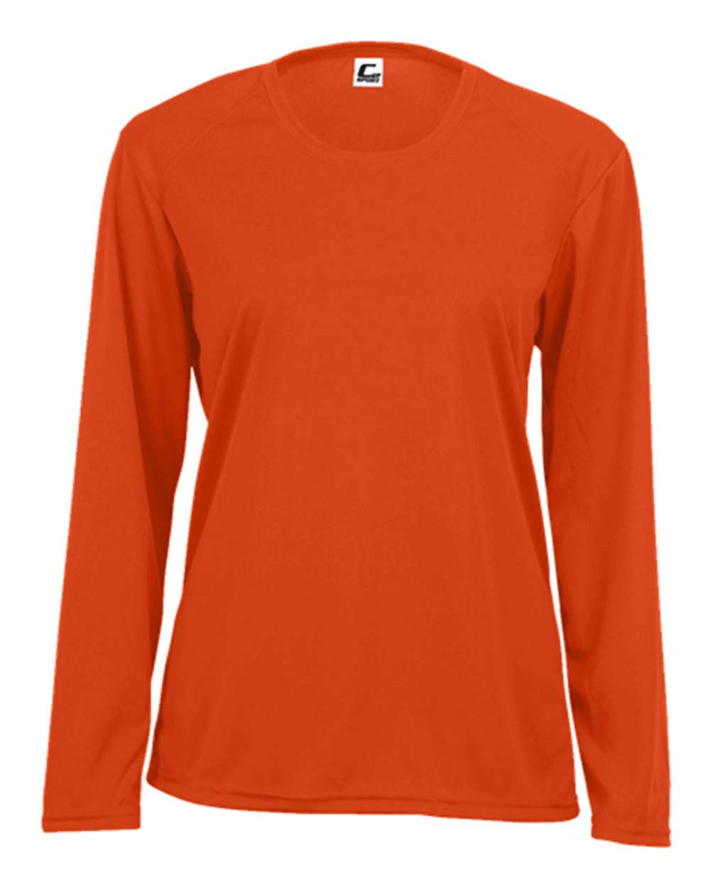 C2 Sport 5604 Women's Performance Long Sleeve T-Shirt in Burnt Orange