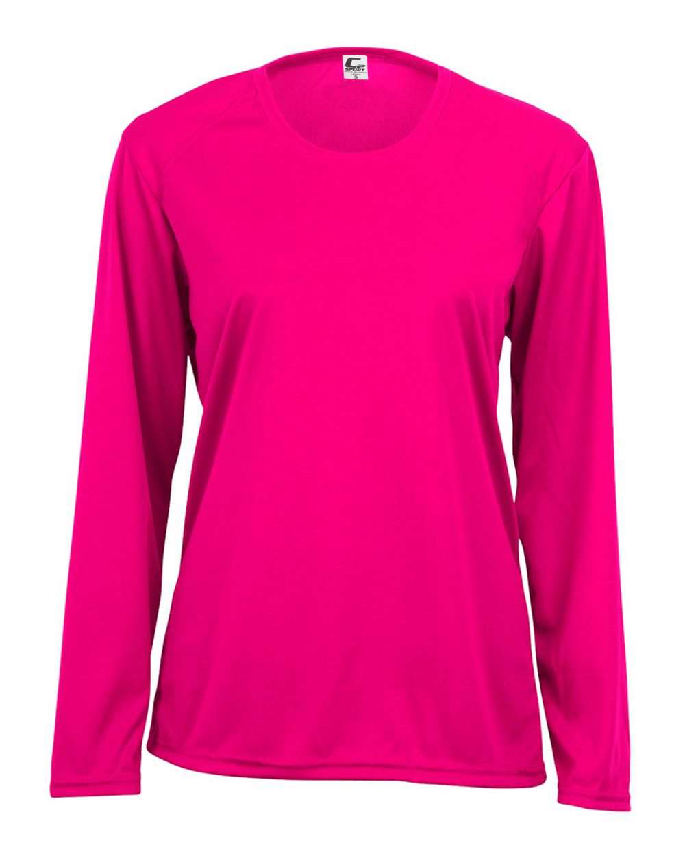 C2 Sport 5604 Women's Performance Long Sleeve T-Shirt in Hot Pink