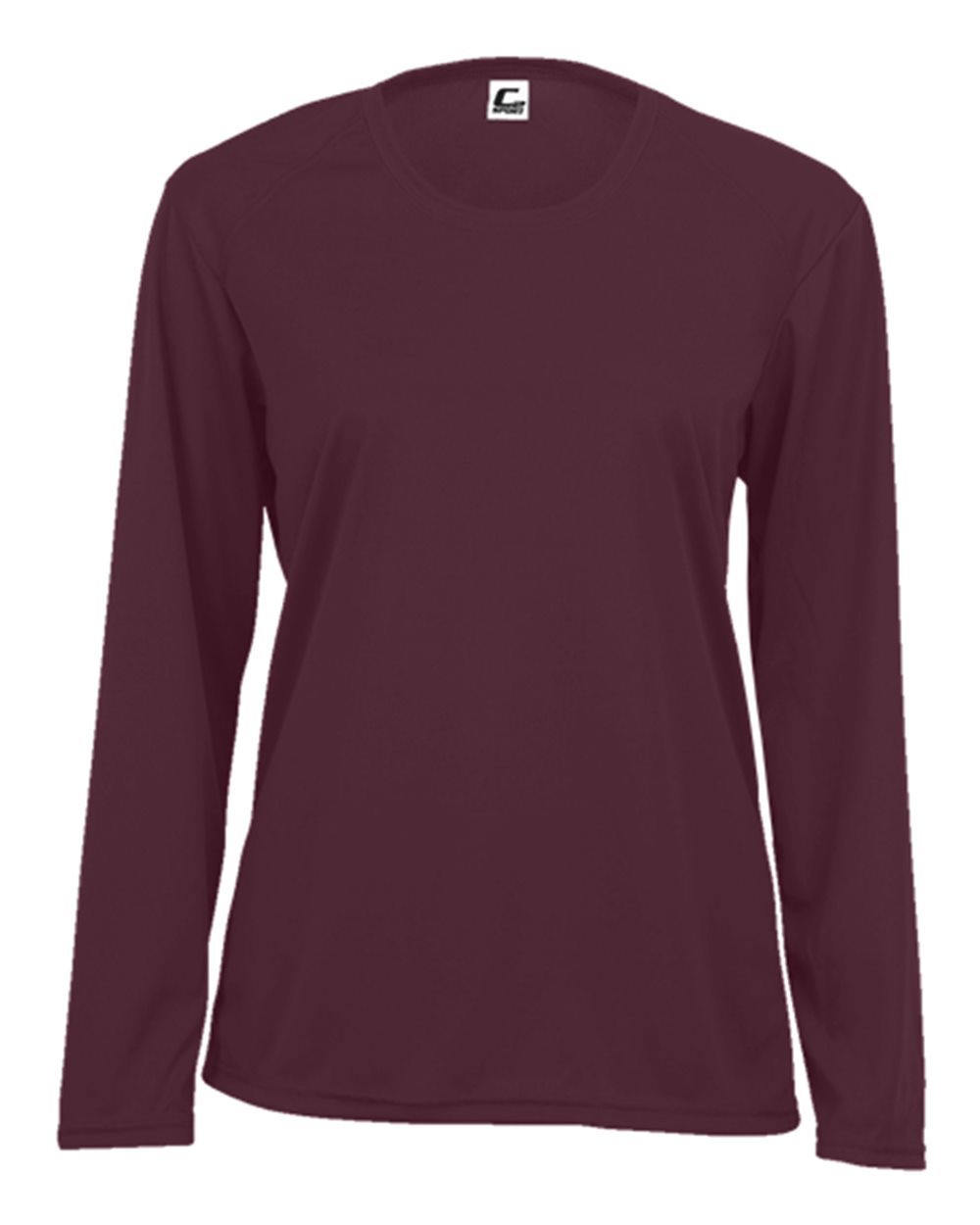 C2 Sport 5604 Women's Performance Long Sleeve T-Shirt in Maroon