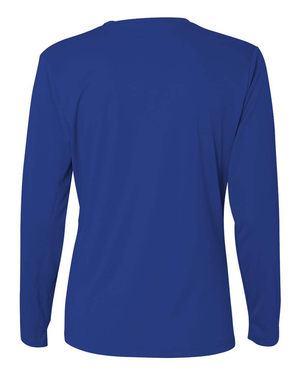 C2 Sport 5604 Women's Performance Long Sleeve T-Shirt in Royal, back