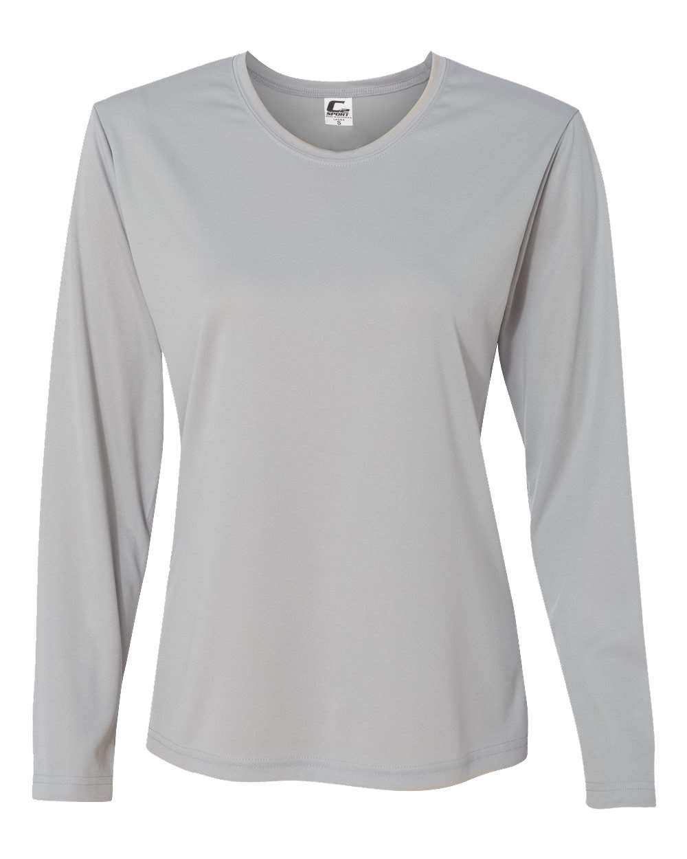 C2 Sport 5604 Women's Performance Long Sleeve T-Shirt in Silver