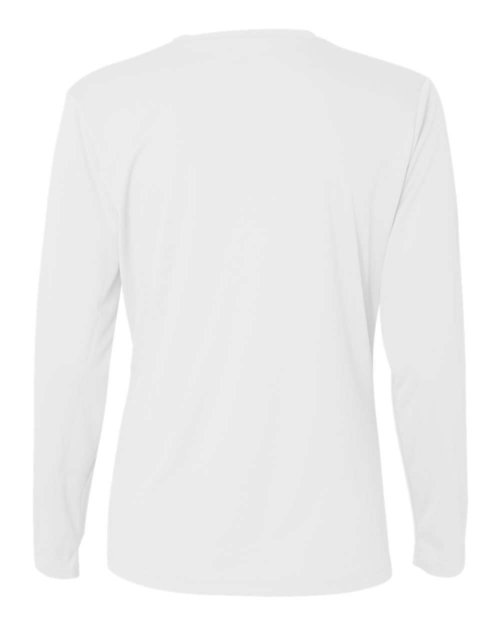 C2 Sport 5604 Women's Performance Long Sleeve T-Shirt in White, back