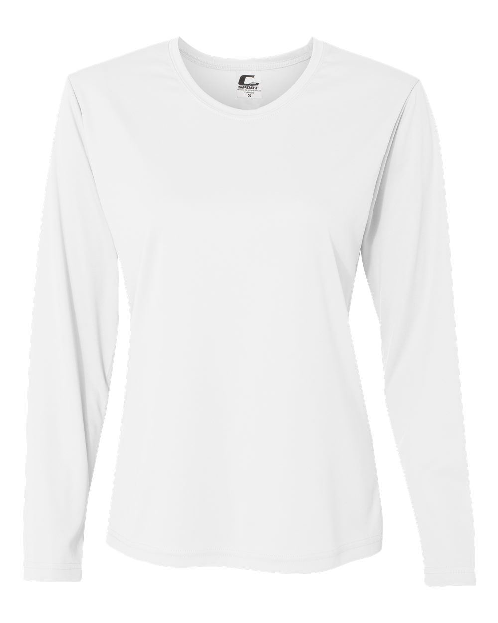C2 Sport 5604 Women's Performance Long Sleeve T-Shirt in White