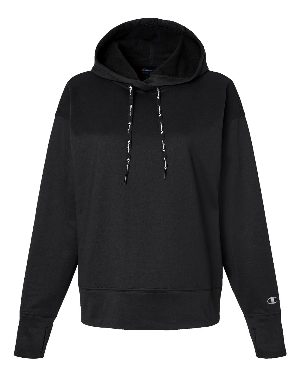 Champion CHP100 Women's Sport Hooded Sweatshirt in Black