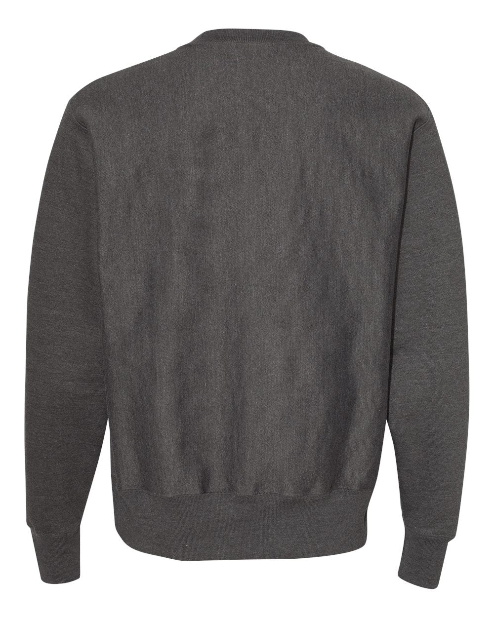 Champion S149 Unisex Reverse Weave® Crewneck Sweatshirt in Charcoal Heather, back
