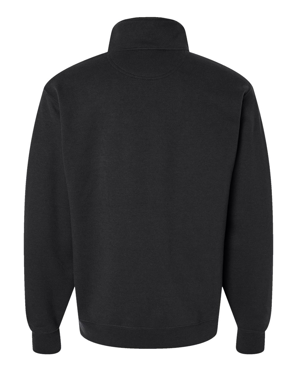Champion S450 Unisex Powerblend® Quarter-Zip Pullover in Black, back