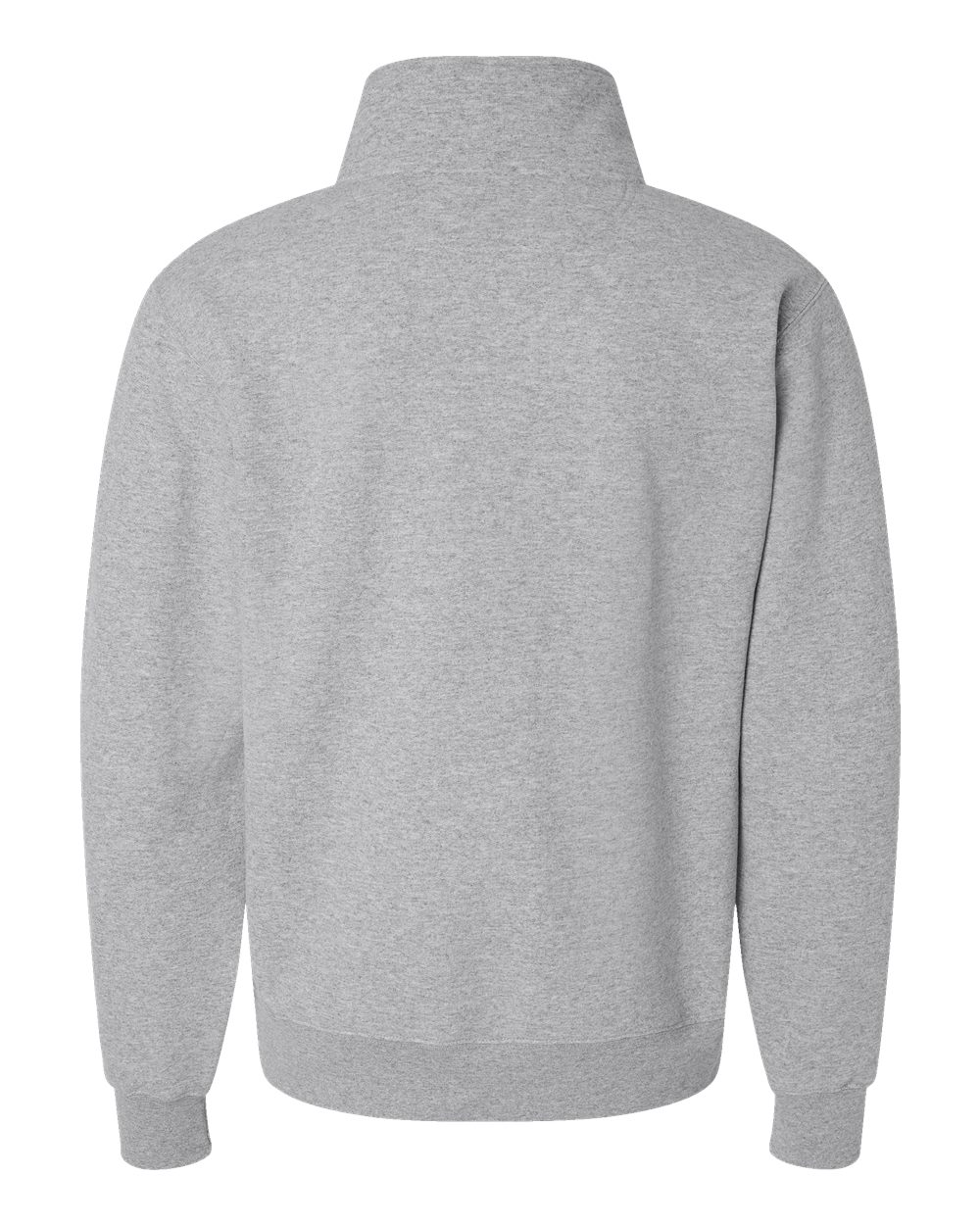 Champion S450 Unisex Powerblend® Quarter-Zip Pullover in Light Steel, back