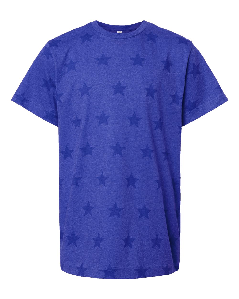 Code Five 2229 Youth Star Print Tee in Royal Star