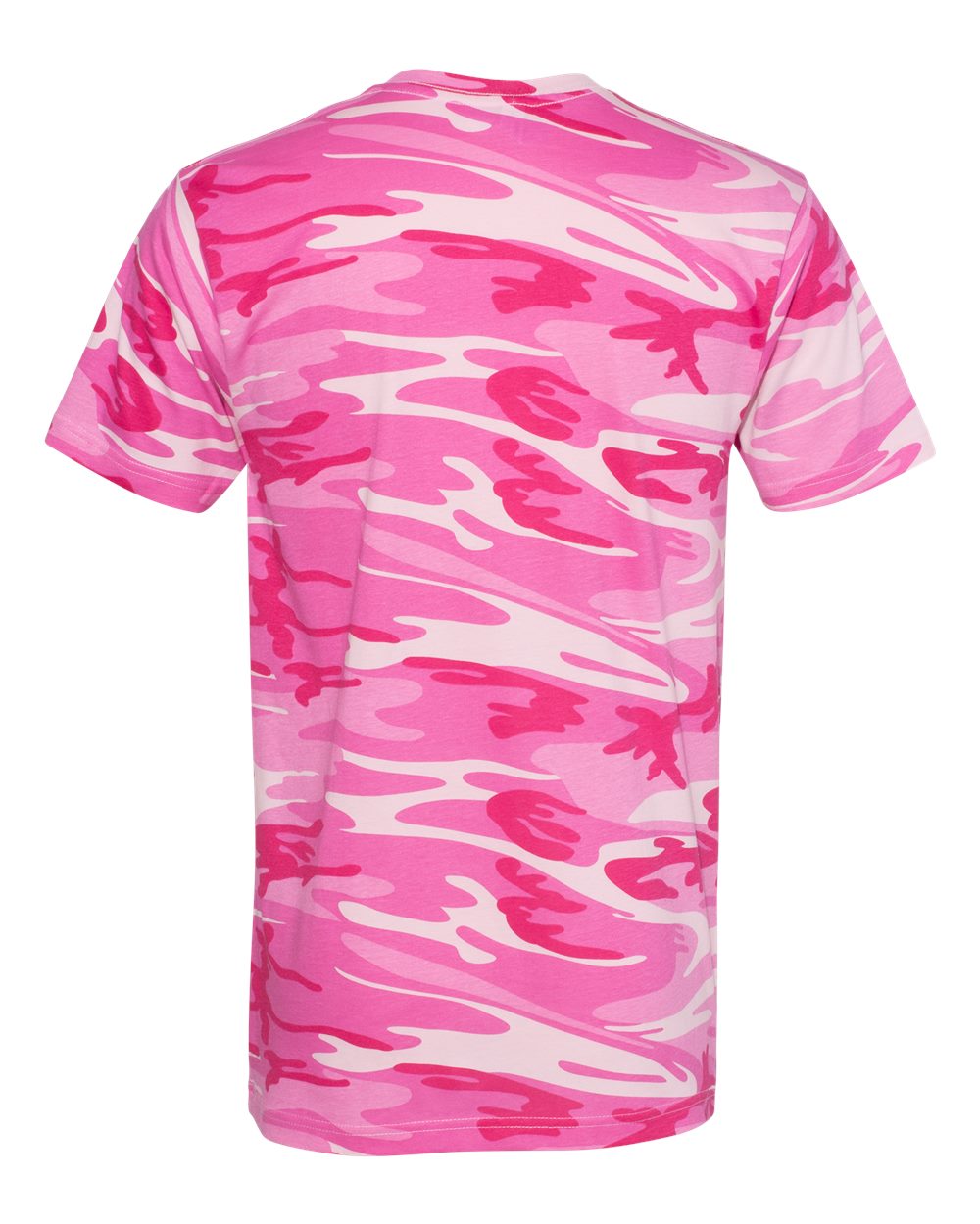 Code Five 3907 Unisex Camo Tee in Pink Woodland, back