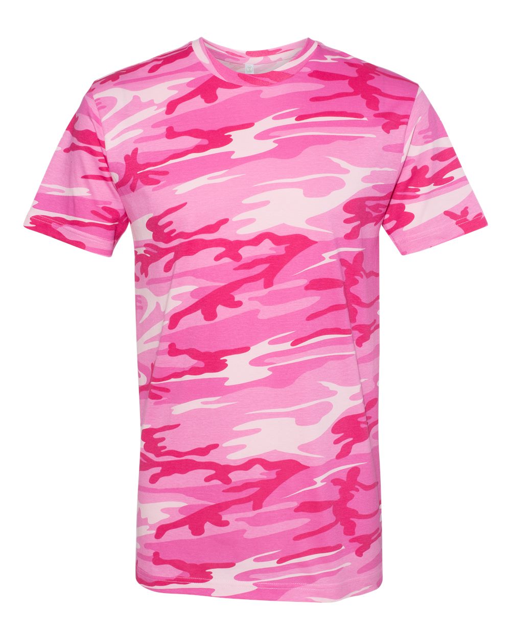 Code Five 3907 Unisex Camo Tee in Pink Woodland