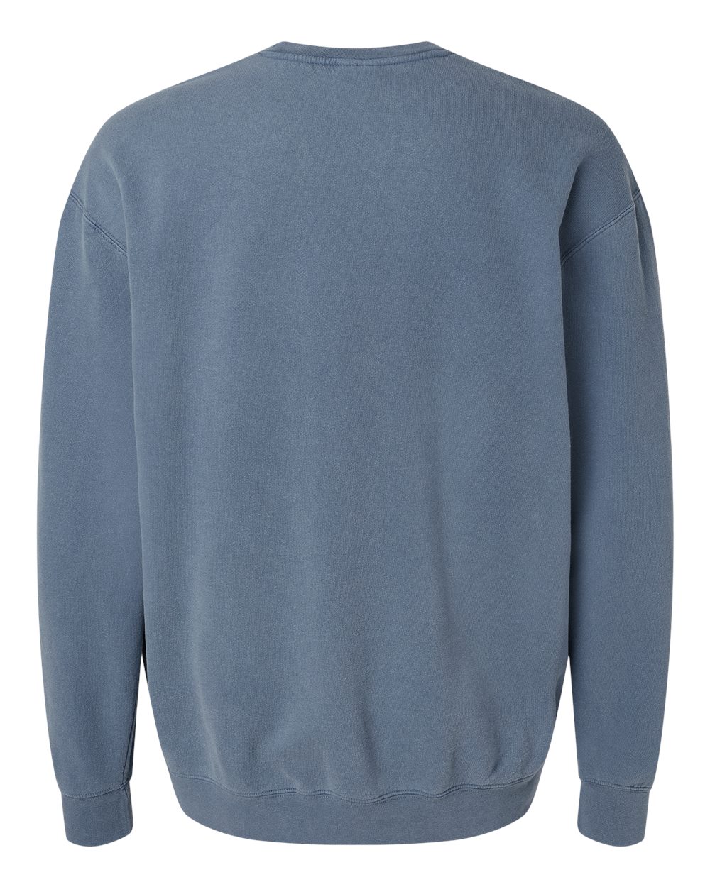 Comfort Colors 1466 Unisex Garment-Dyed Lightweight Crewneck Sweatshirt in Blue Jean, back