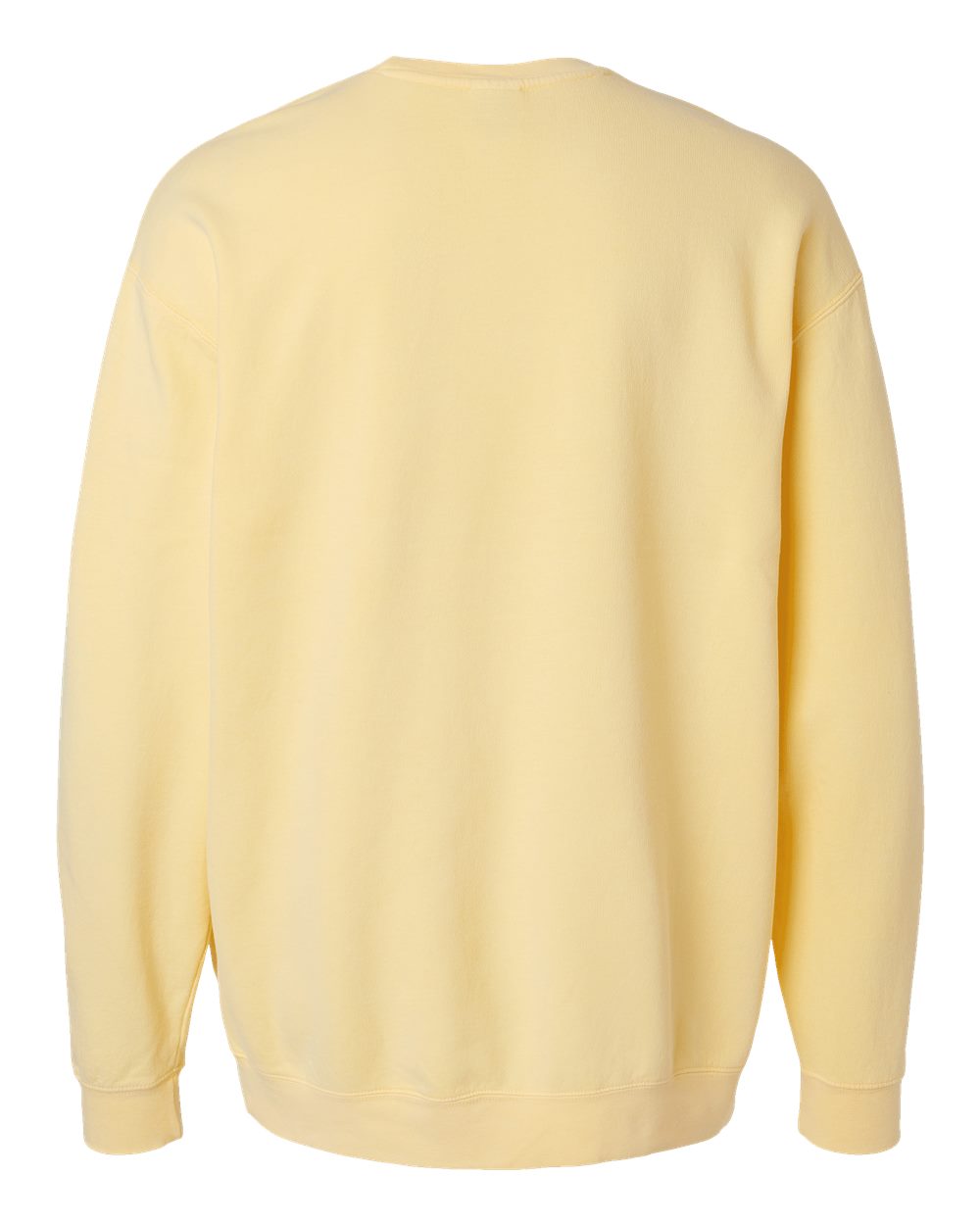 Comfort Colors 1466 Unisex Garment-Dyed Lightweight Crewneck Sweatshirt in Butter, back