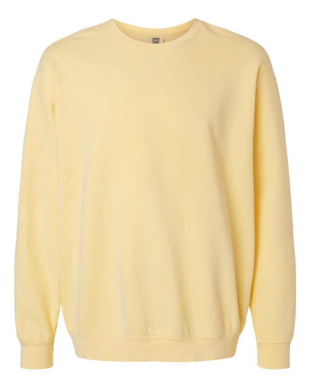 Comfort Colors 1466 Unisex Garment-Dyed Lightweight Crewneck Sweatshirt in Butter