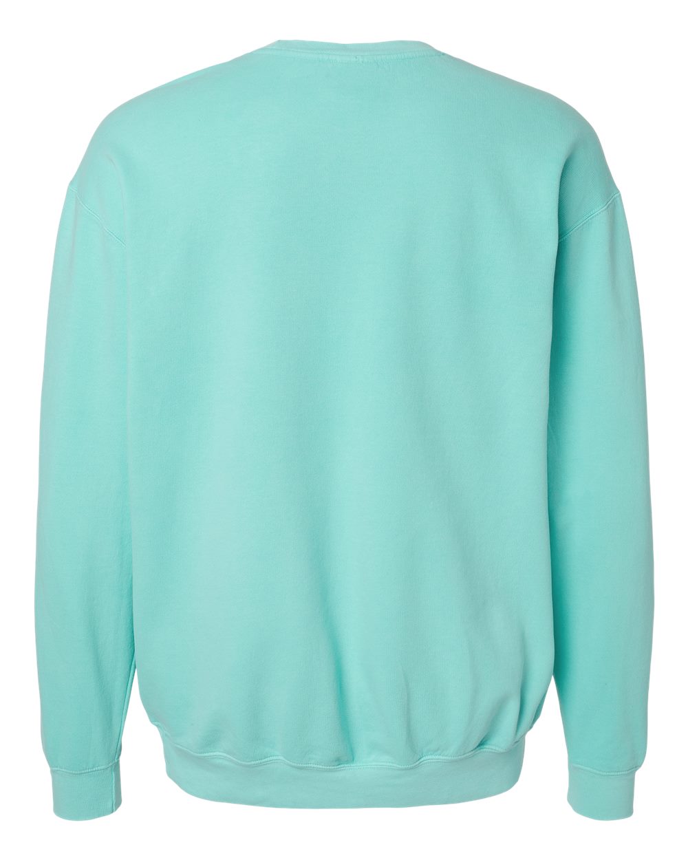 Comfort Colors 1466 Unisex Garment-Dyed Lightweight Crewneck Sweatshirt in Chalky Mint, back