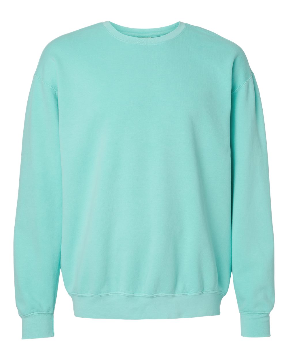 Comfort Colors 1466 Unisex Garment-Dyed Lightweight Crewneck Sweatshirt in Chalky Mint