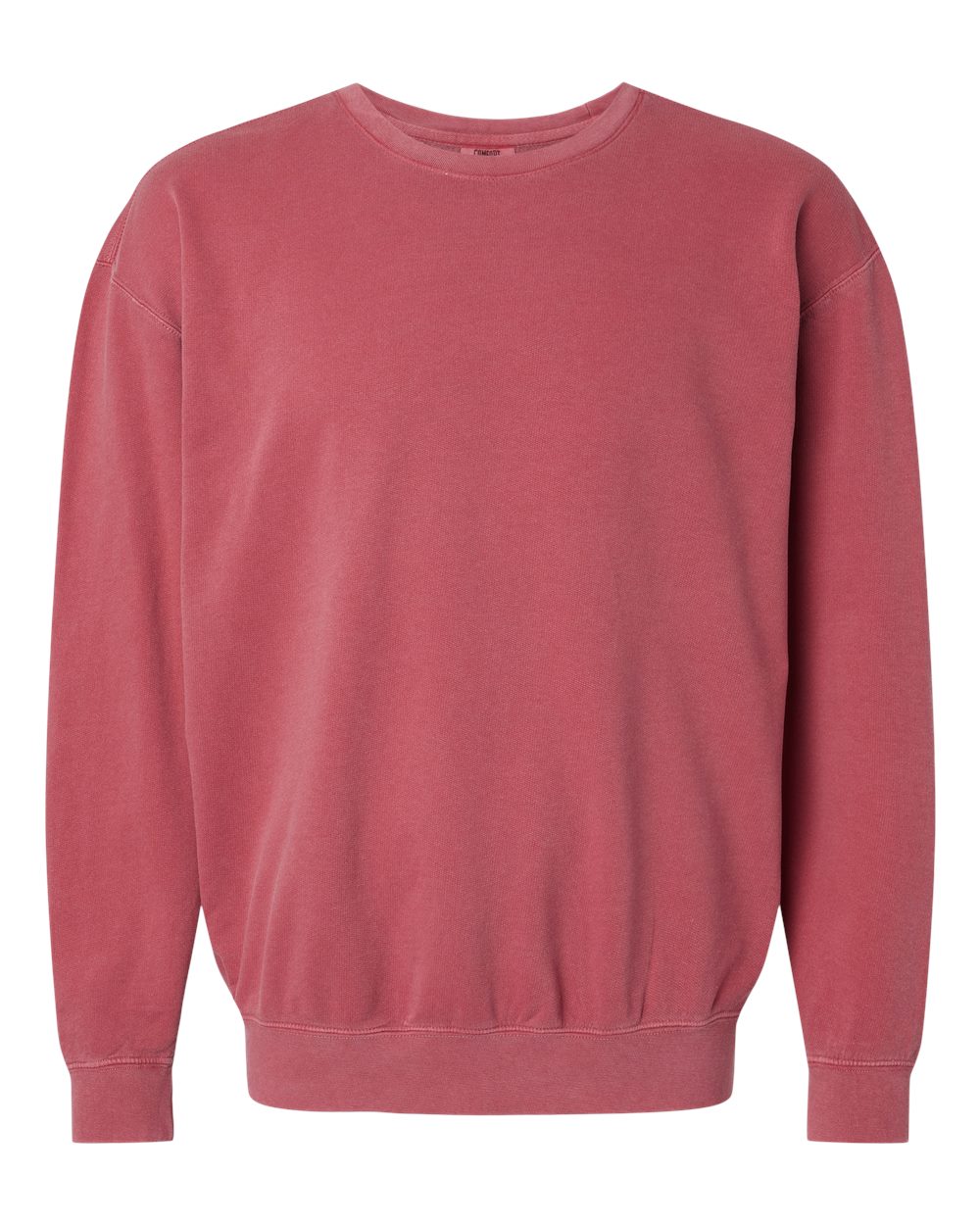 Comfort Colors 1466 Unisex Garment-Dyed Lightweight Crewneck Sweatshirt in Crimson