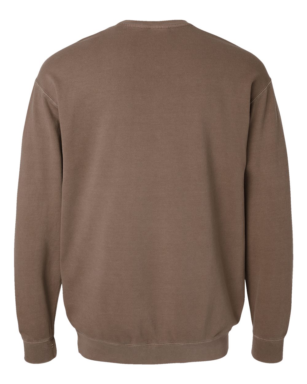 Comfort Colors 1466 Unisex Garment-Dyed Lightweight Crewneck Sweatshirt in Espresso, back