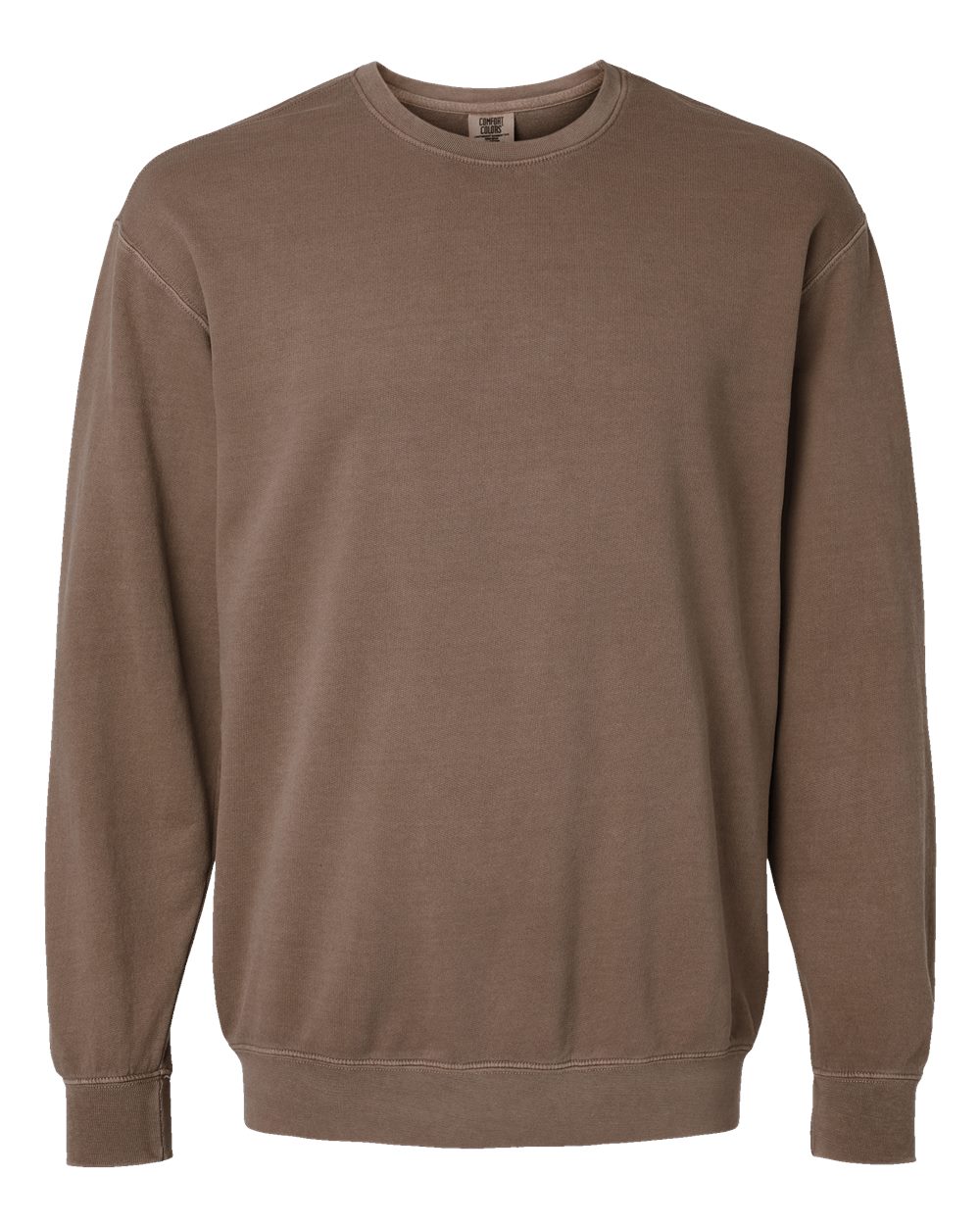 Comfort Colors 1466 Unisex Garment-Dyed Lightweight Crewneck Sweatshirt in Espresso